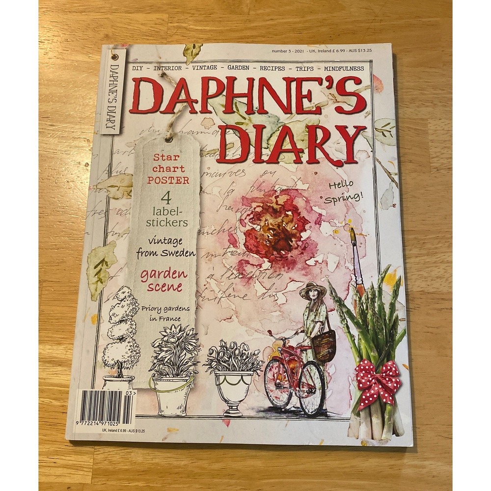 Daphne's Diary Magazine UK  Issue #3 2021 Recipes DIY Vintage Garden Trips More